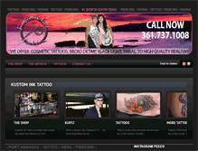 Tablet Screenshot of kustominktattoo.com